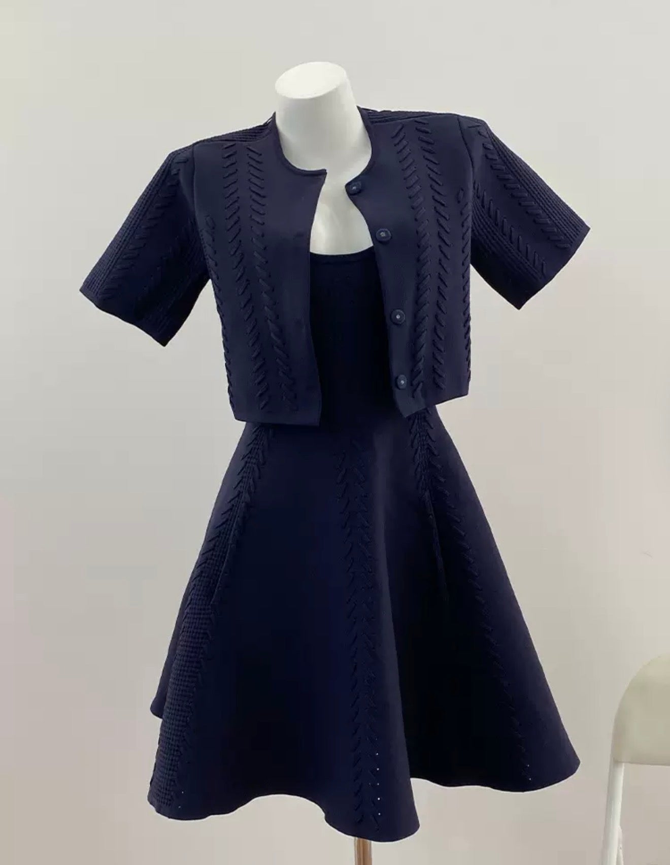 MAJE DRESS SET MARINE