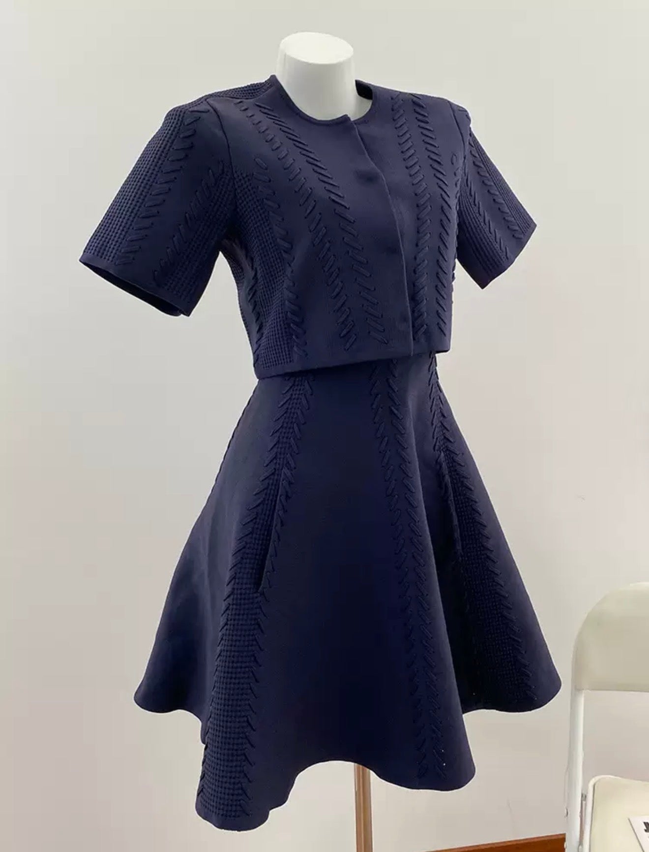 MAJE DRESS SET MARINE