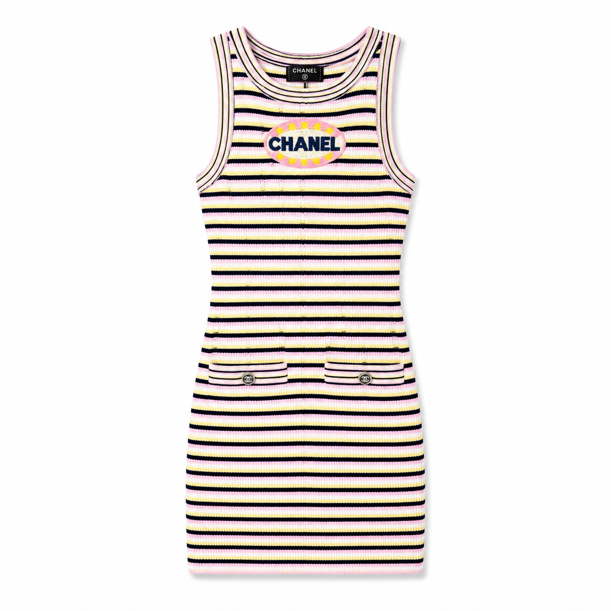 C STRIPES DRESS