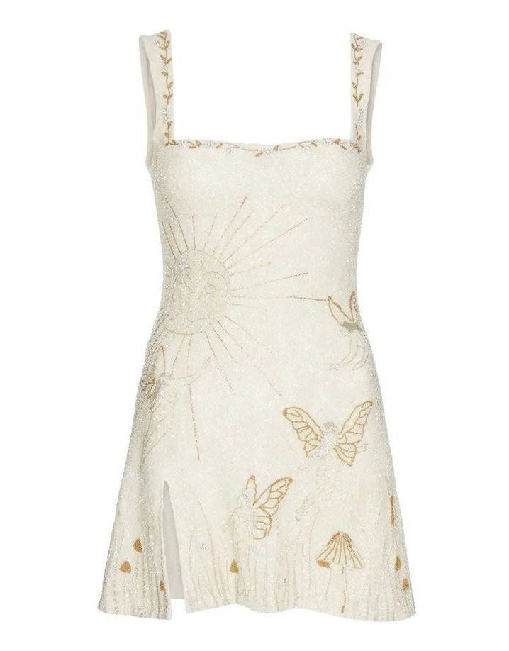 GOLD BUTTERFLY DRESS