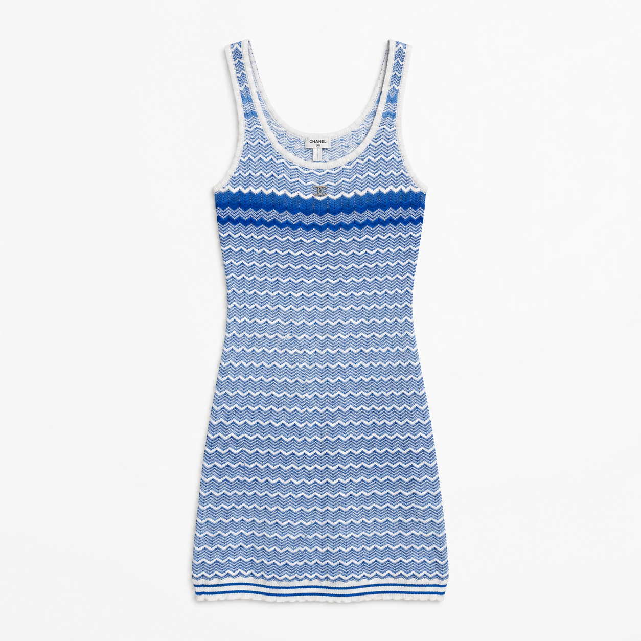 C BLUE STRIPES DRESS