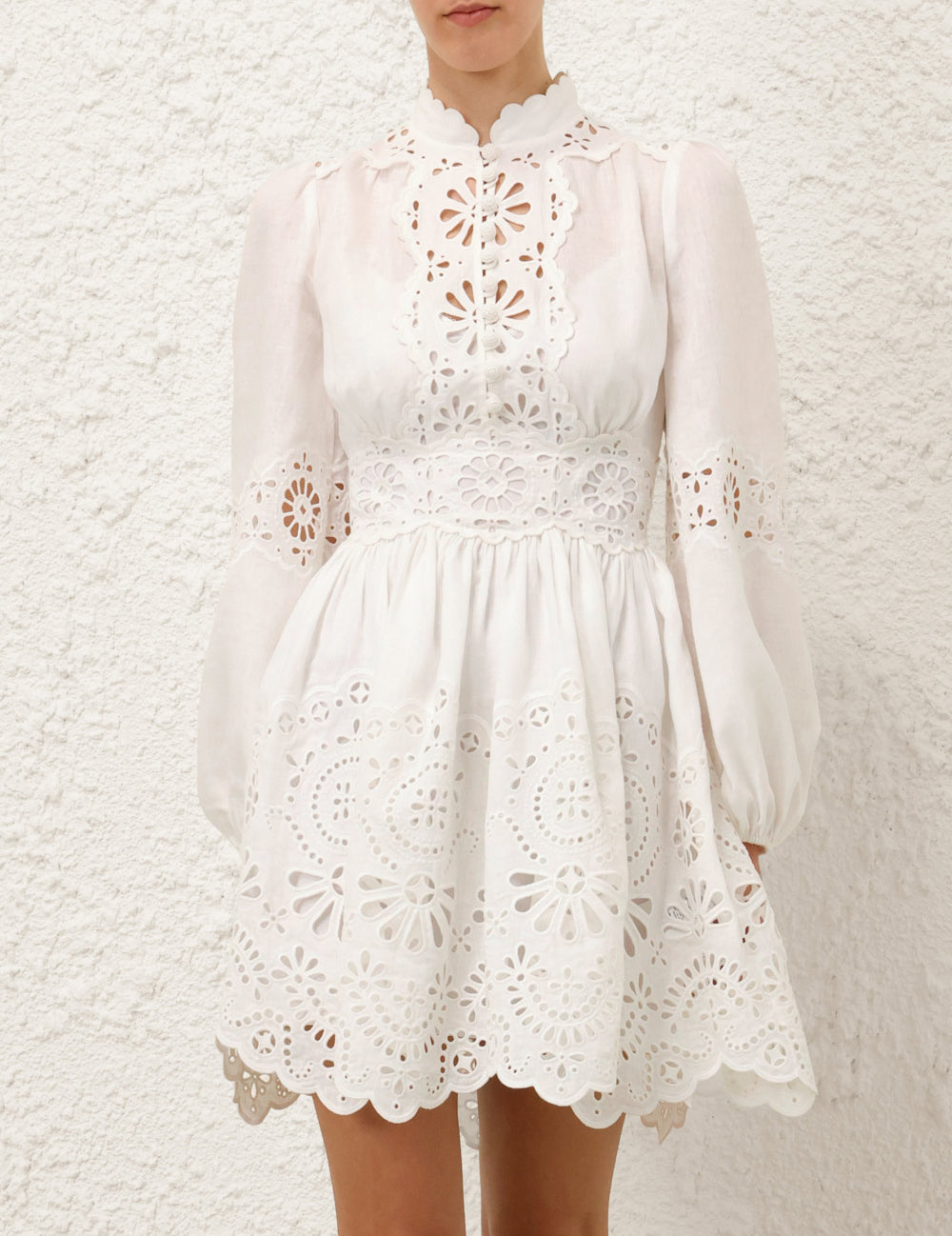 ZIMMER ACACIA WHITE DRESS