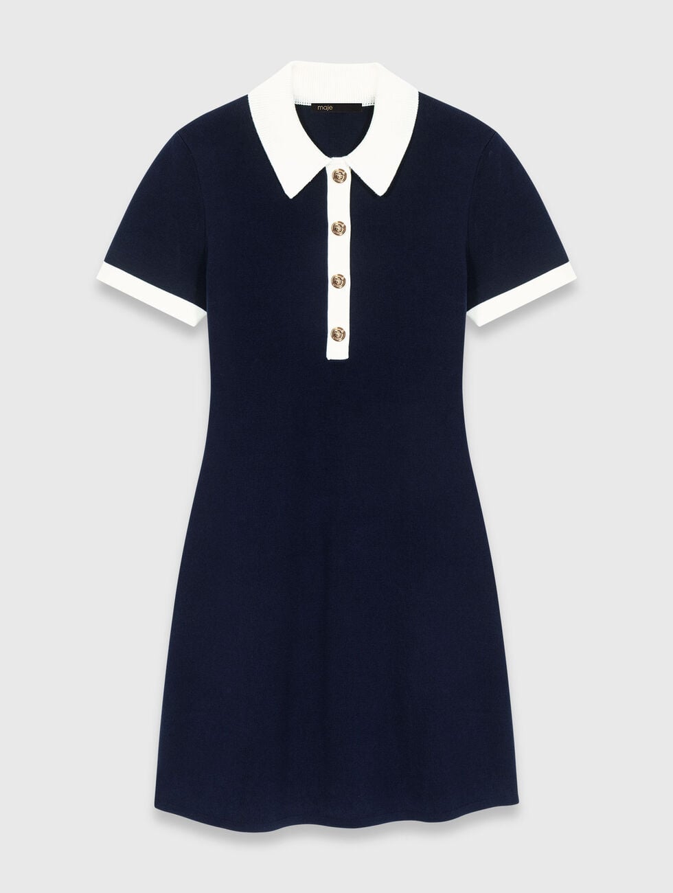 MAJE POLO DRESS