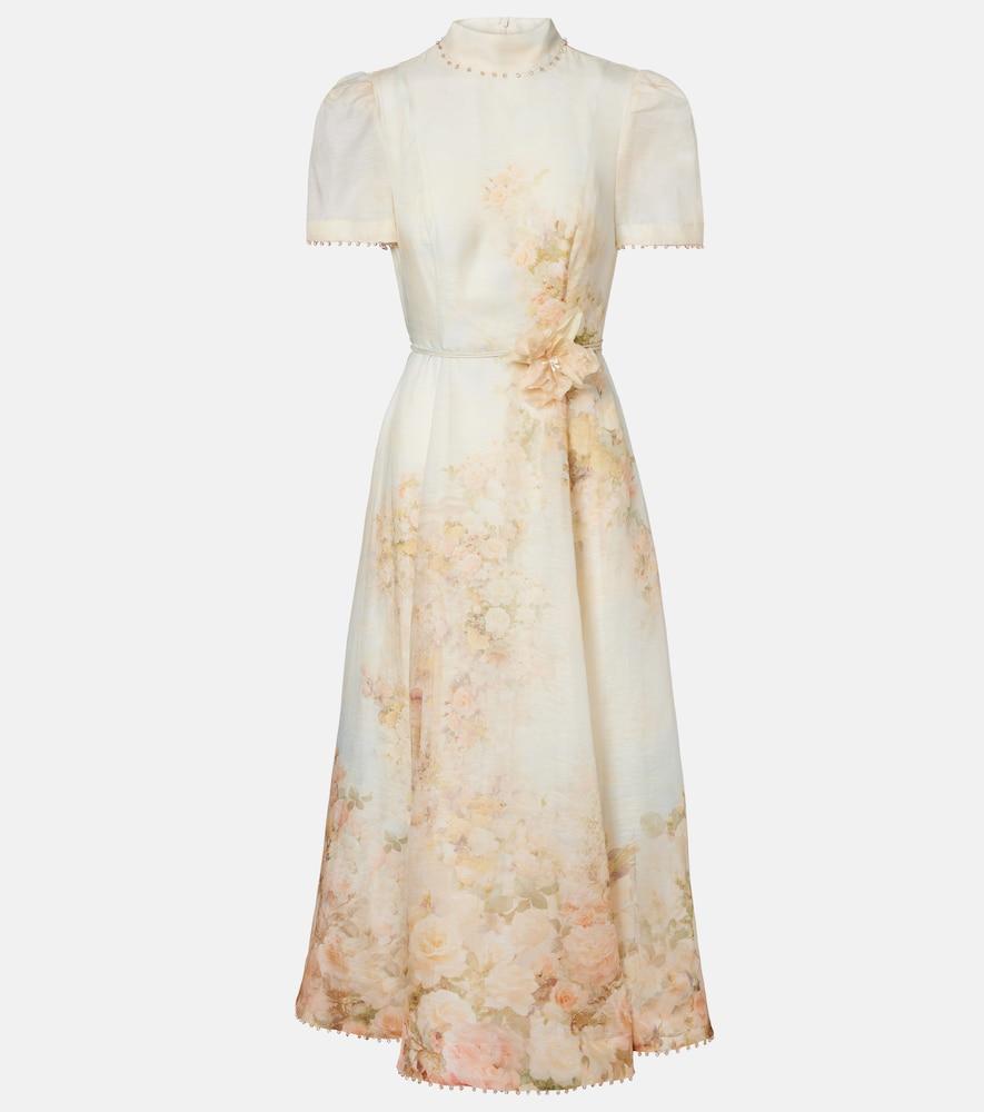 ZIMMER ROSE CREAM DRESS