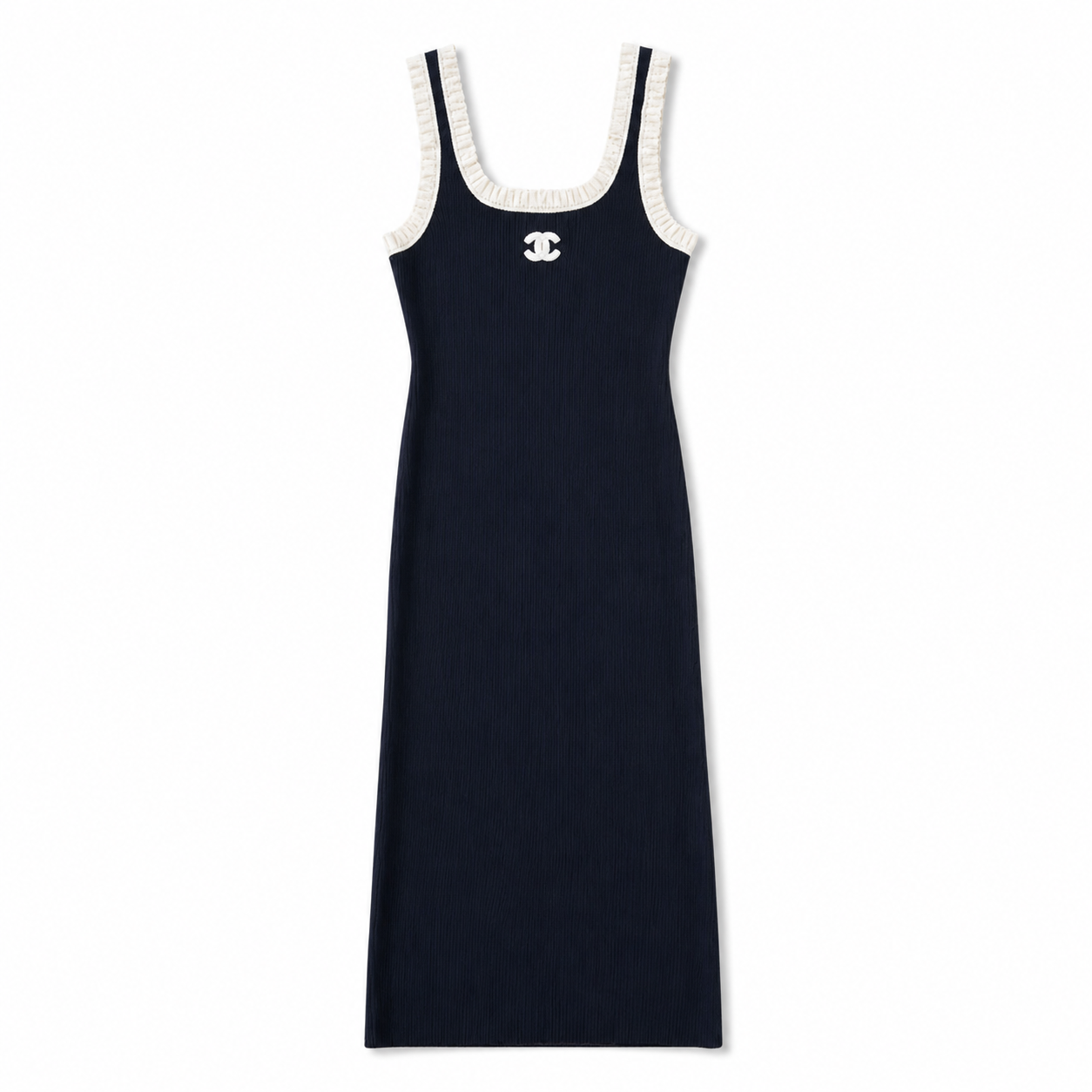 C LONG NAVY DRESS